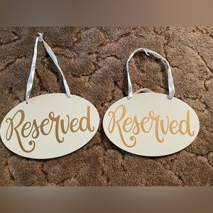 Reserved signs